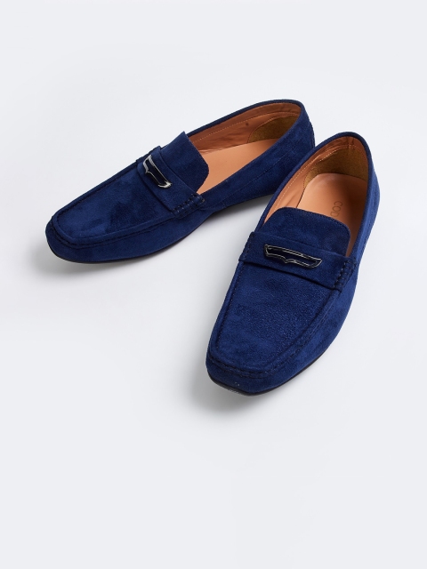 

CODE by Lifestyle Men Navy Blue Suede Loafers