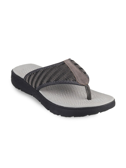 

WALKWAY by Metro Men Grey Comfort Sandals, Black