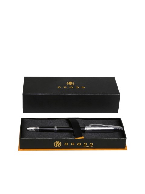 

Cross Black & Silver Century II Chrome Fountain Pen