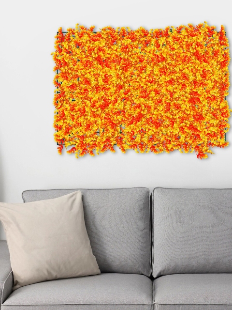 

Story@home Yellow & Red Artificial Grass Mat For Walls & Ceilings