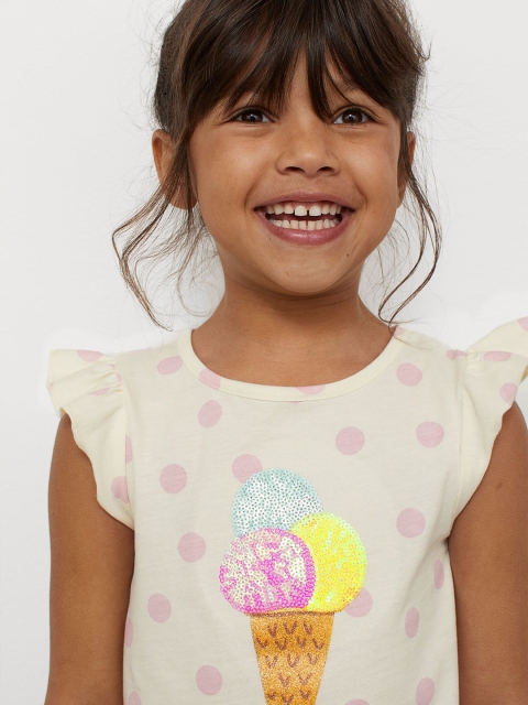 

H&M Girls Pink Printed 2-Piece Cotton Set