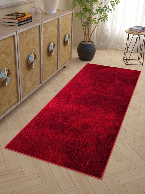 

Story@home Maroon Solid Floor Runner