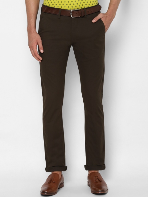 

Allen Solly Men Brown Regular Trousers