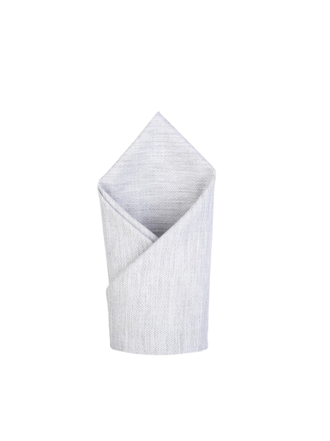 

Bruun & Stengade Men Grey Textured Pure Cotton Pocket Square