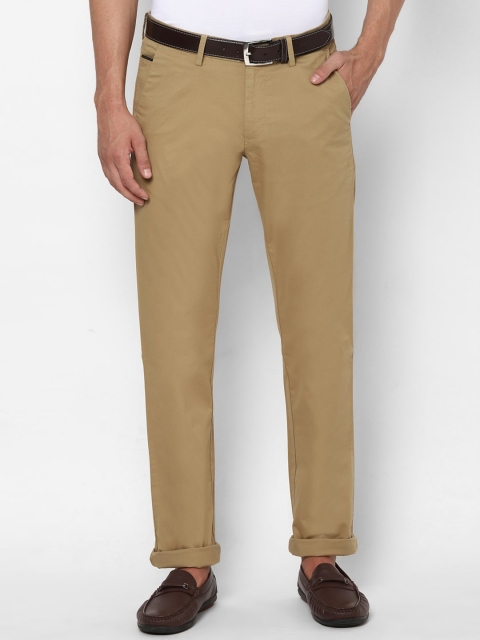 Allen Solly Men Khaki Regular Trousers