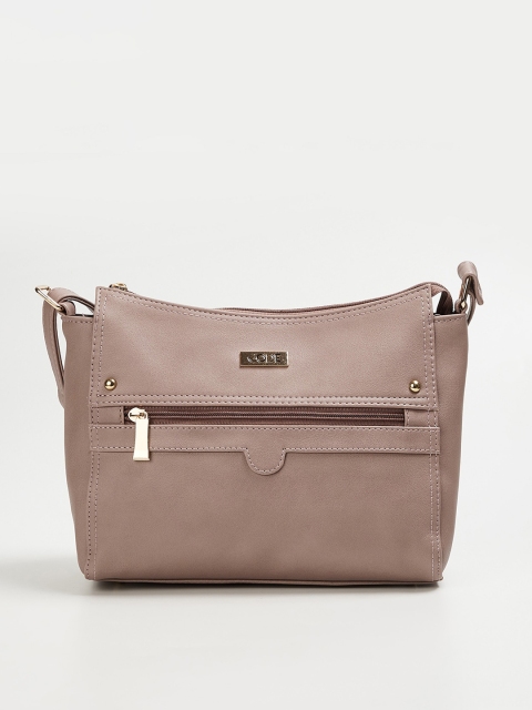 

CODE by Lifestyle Mauve Solid Sling Bag
