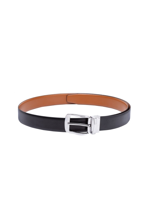 

Apsis Men Black & Tan Brown Solid Belt