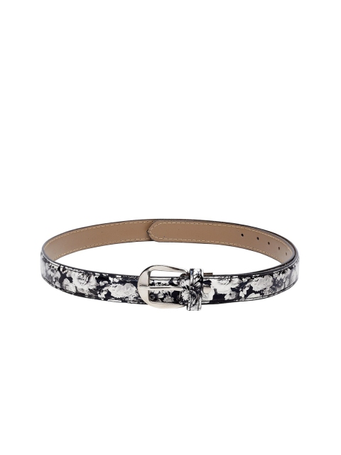 

Apsis Women Black & White Printed Belt