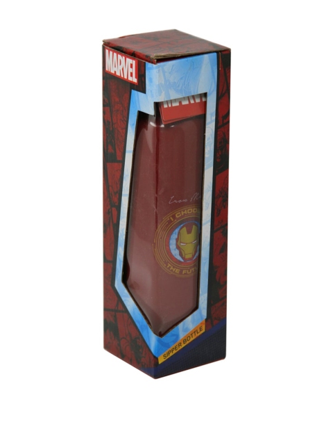 Marvel Boys Red & White Printed Water Bottle
