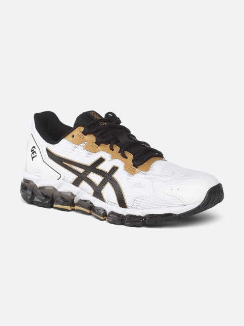 

ASICS Men White Synthetic Track Running Shoes GEL-Quantum 360 6