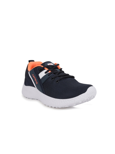 

Campus Unisex Kids Navy Blue Mesh Running Shoes
