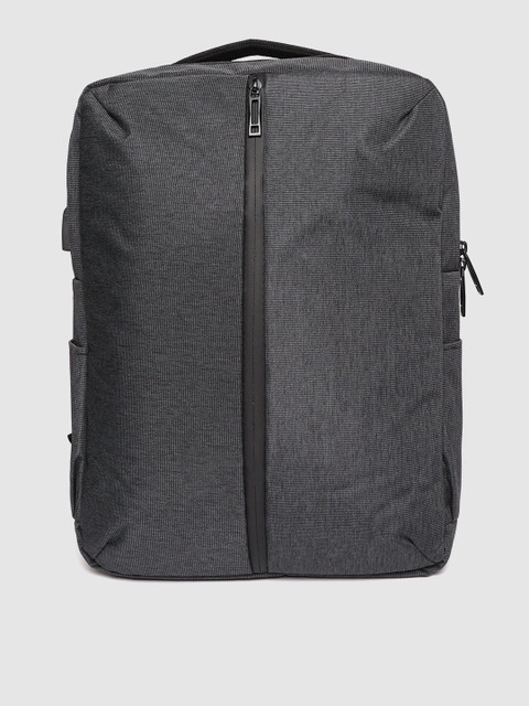 

ROYAL SON Unisex Grey 15.6 Inch Laptop Backpack with USB Charging Port
