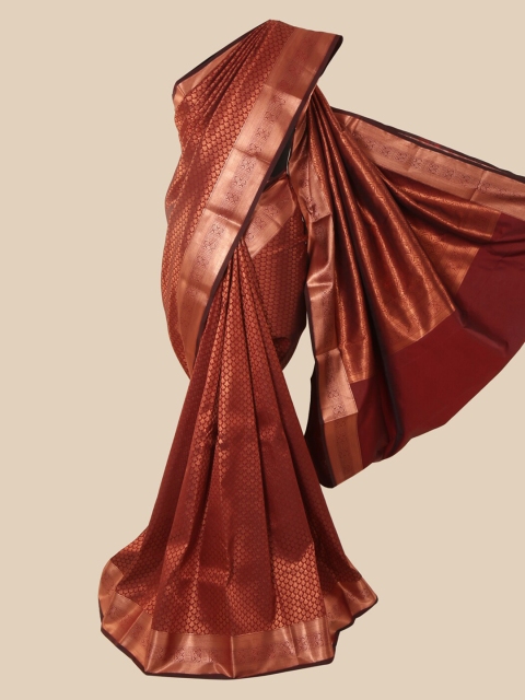 

Pothys Maroon Woven Design Pure Silk Saree
