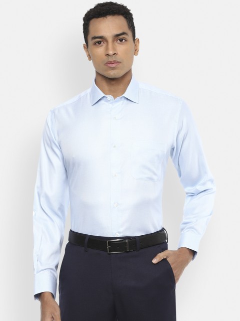 

Van Heusen Men Blue Regular Fit Checked Formal Shirt