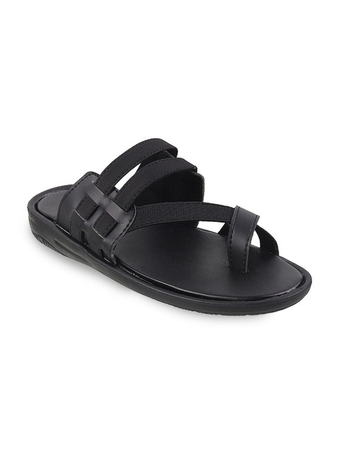 

WALKWAY Men Black Comfort Sandals