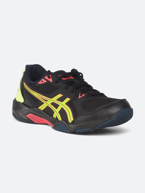 

ASICS Gel-Rocket 10 Men Black Synthetic Running Shoes