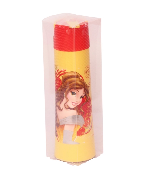 

Disney Girls Yellow & Red Disney Princess Printed Bella Sipper Bottle 500 ml