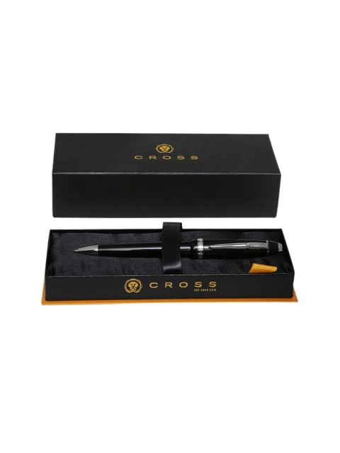 

Cross Black & Silver-Toned Solid Affinity Opalescent Ball Pen With Gift Box