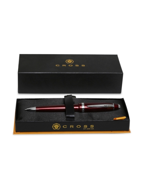 

Cross Red & Silver-Toned Solid Affinity Selectip Rolling Ball Pen With Gift Box