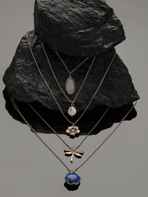 

Accessorize Gold-Toned Metal Gold-Plated Necklace