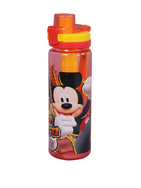 

Disney Kids Red & Black Printed Water Bottle