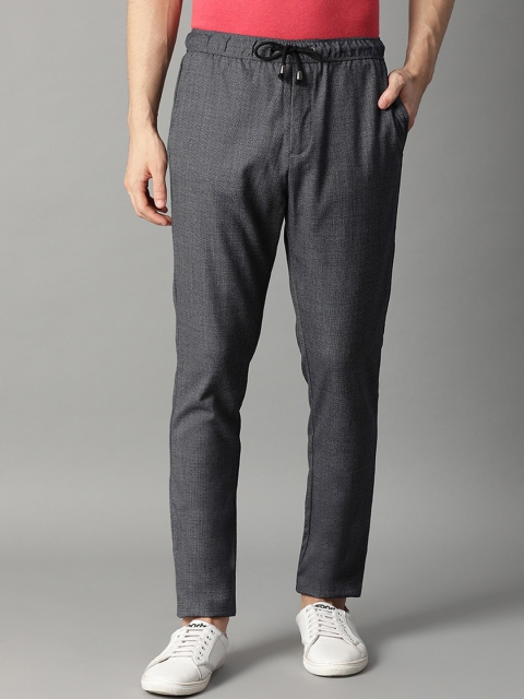 

Bruun & Stengade Men Blue Slim Fit Solid Regular Trousers