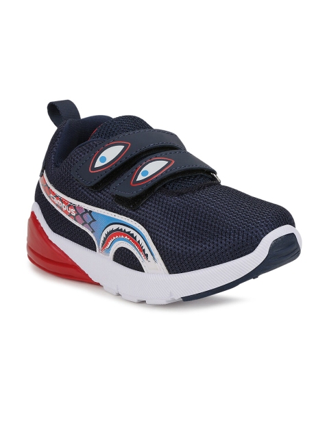 

Campus Kids Navy Blue & White Mesh Running Shoes