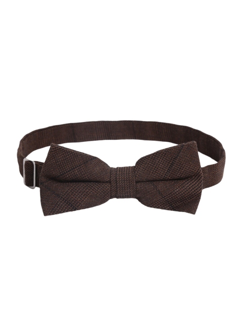 

Bruun & Stengade Brown Woven Design Bow Tie
