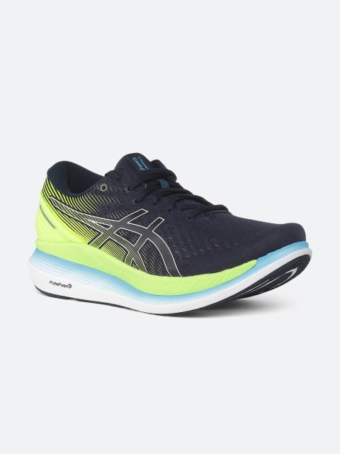 

ASICS Men Navy Blue Synthetic Glideride 2 Standard Running Shoes