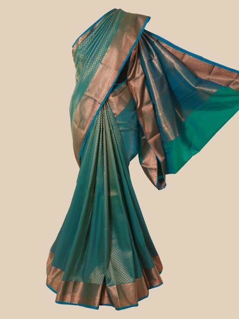 

Pothys Teal Green Woven Design Pure Silk Saree