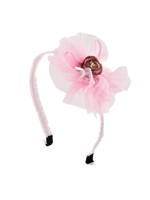 

Toniq Kids Girls Pink & Brown Embellished Hairband