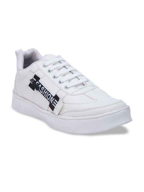 

DEAS Men White Solid Casual Sneakers