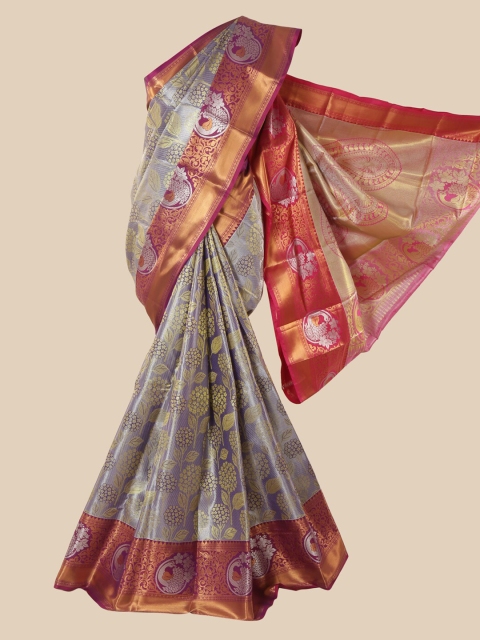 

Pothys Grey Woven Design Pure Silk Saree