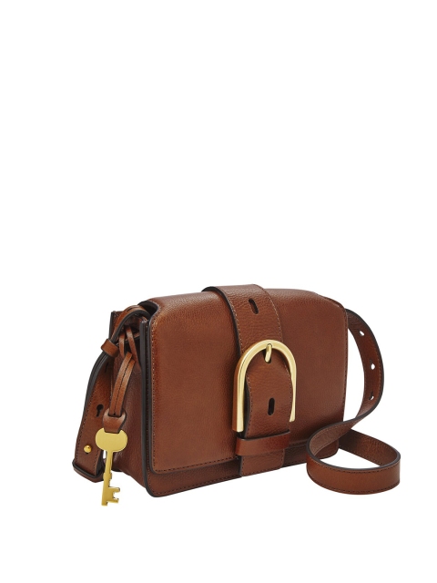 

Fossil Brown Leather Structured Shoulder Bag ZB7885200