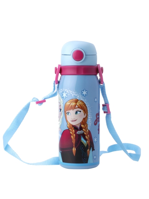 

Disney Girls Blue & Pink Printed Water Bottle 450 ml
