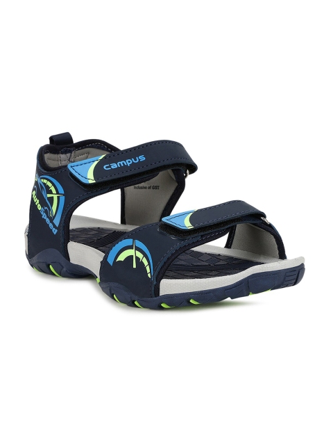 

Campus Unisex Kids Navy Blue & Green Comfort Sandals