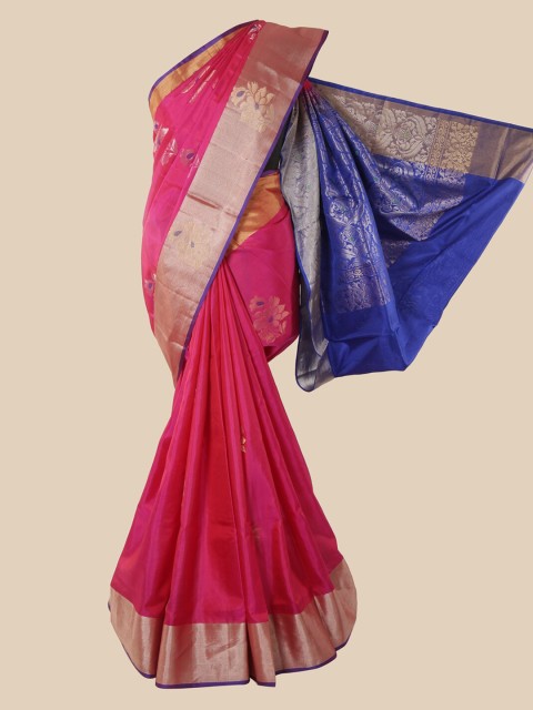 

Pothys Pink Woven Design Pure Silk Saree