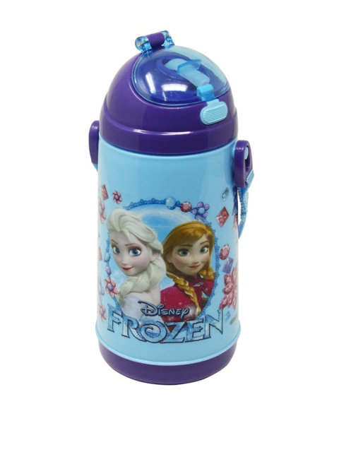 

Disney Girls Blue & White Frozen Printed Sipper Water Bottle