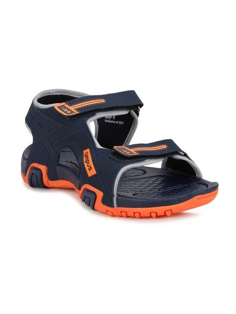 

Campus Unisex Kids Navy Blue & Orange Comfort Sandals
