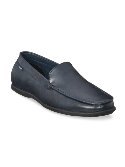 Duke Men Navy Blue Loafers
