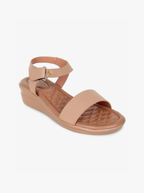 

Bloomtale Women Beige Solid Wedges