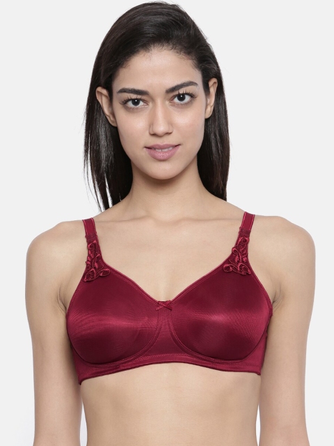 

Bitz Red Solid Non-Wired Non Padded Minimizer Bra - FM Bitz Ultra soft Minimiser Bra
