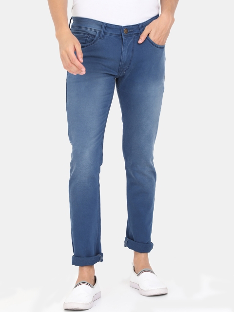 

VUDU Men Blue Smart Slim Fit Light Fade Stretchable Jeans