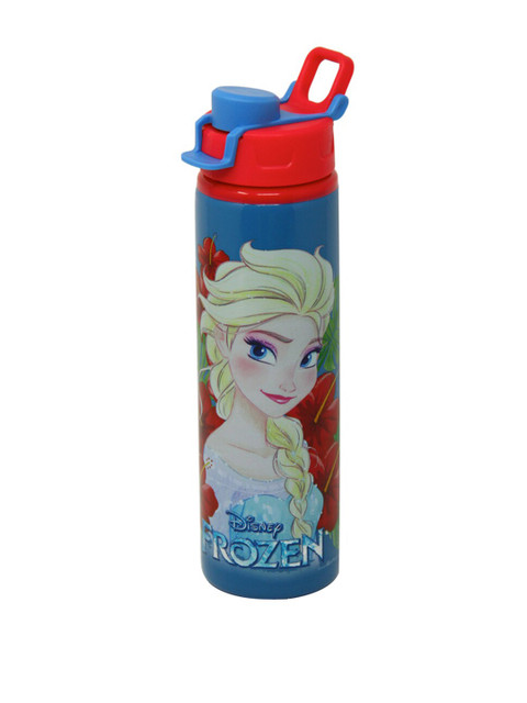 

Disney Girls Blue & Red Frozen Printed Stainless Steel Water Bottle 750 ML