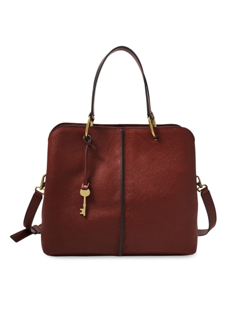 

Fossil Brown Solid Handheld Bag