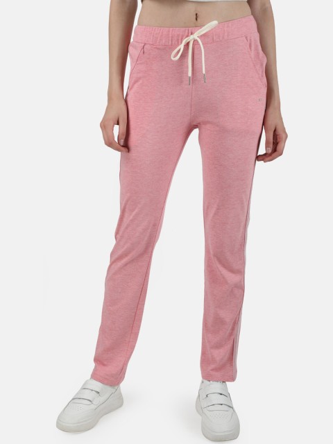 

Monte Carlo Women Pink Solid Track Pants