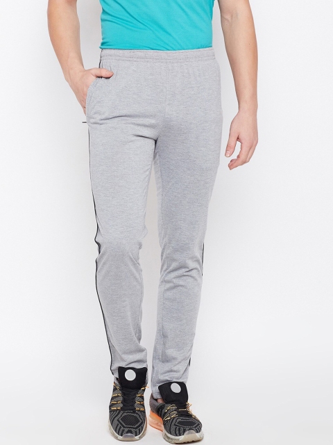 

Sweet Dreams Men Grey Melange Solid Straight-Fit Track Pants
