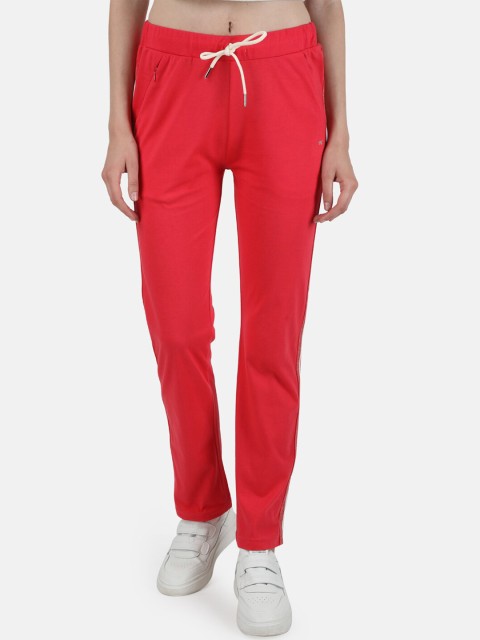

Monte Carlo Women Red Solid Track Pants