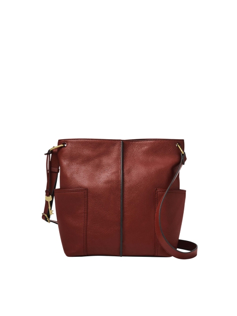 

Fossil Women Brown Solid Messenger Bag