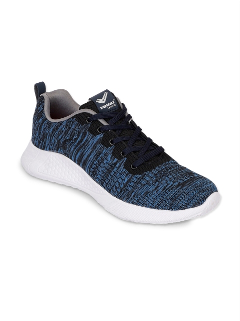 

Yuuki Men Navy Blue Mesh Running Shoes